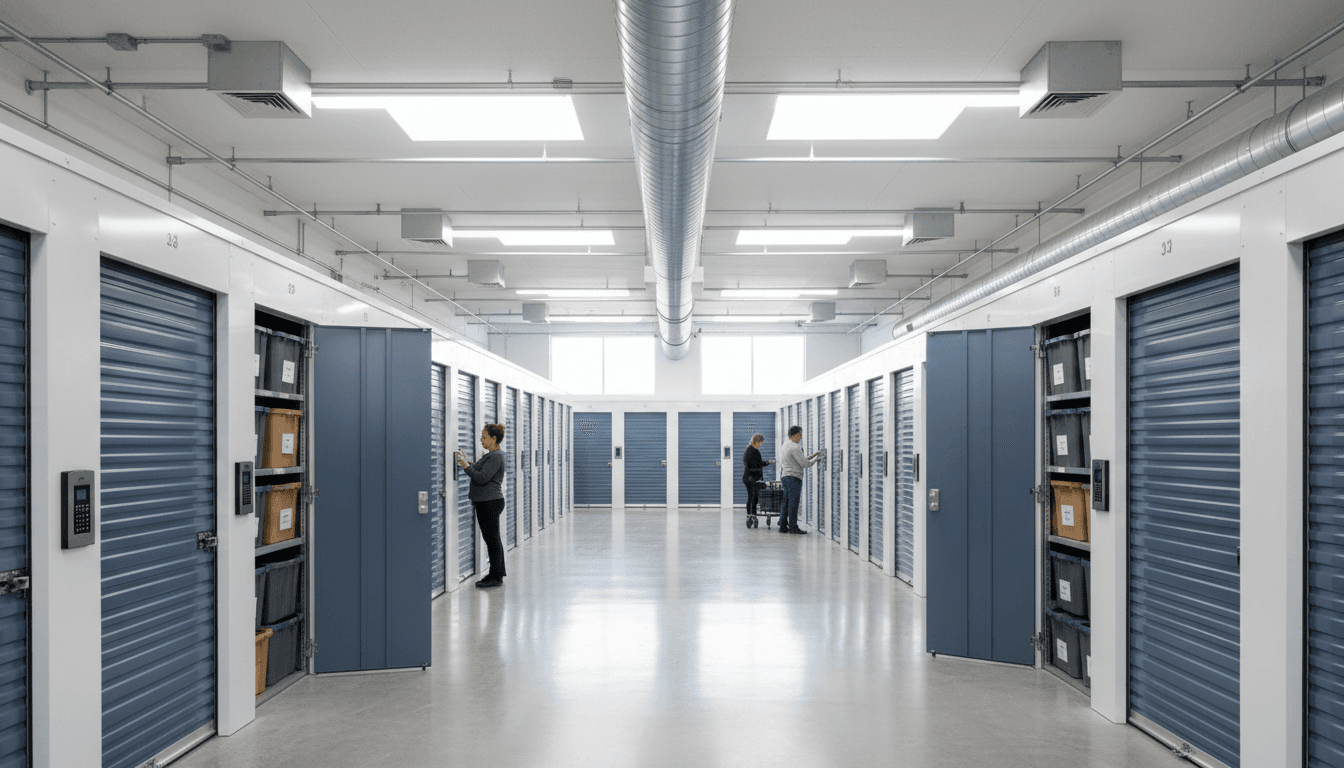 Locked dry storage hall with video surveillance at Pfeffer's Car Cave