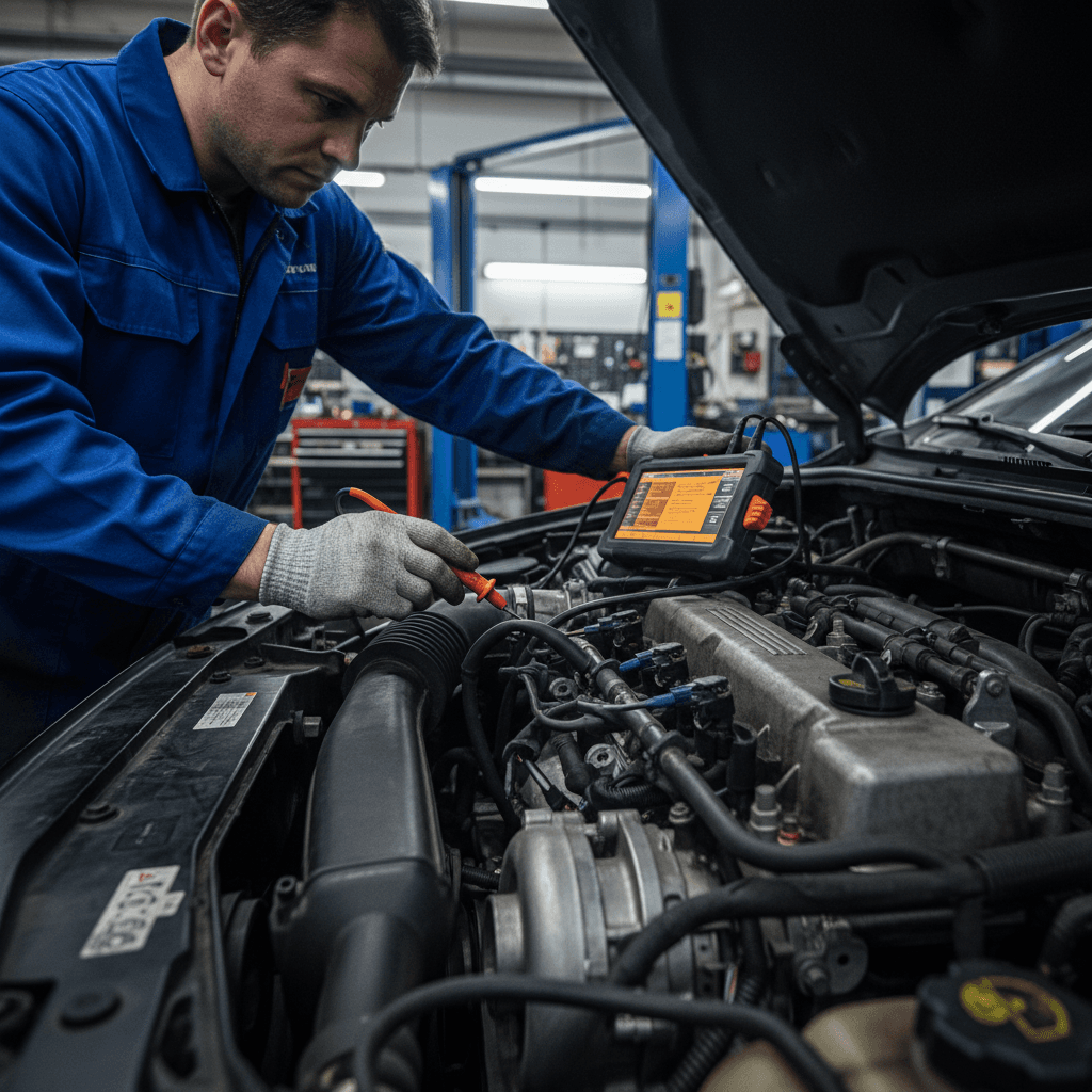 Fuel system and engine service